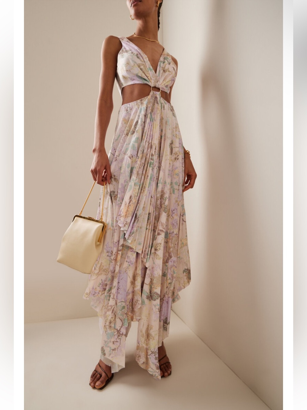 Significant other Leah Pleated Midi Dress